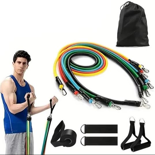 Stackable Resistance Bands Set – 5 Bands Up to 100 lbs