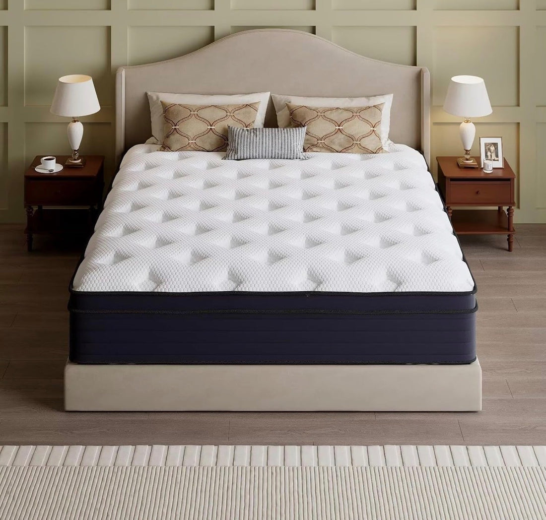 Hybrid Mattress - King Size - 10 Inch Cooling Gel Memory Foam - New