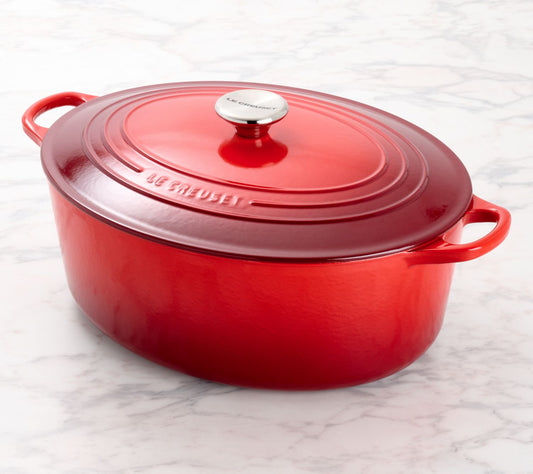 Le Creuset 8-qt Oval Dutch Oven on the Product Source 909 showroom floor in Jurupa Valley