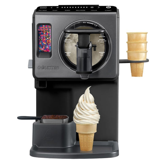 Gourmia 2-Quart Soft Serve Ice Cream & Frozen Drink Maker (GSI1060BK)