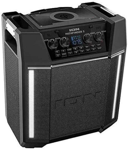 ION Pathfinder 3 Bluetooth Speaker with Wireless Charging