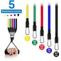 Stackable Resistance Bands Set – 5 Bands Up to 100 lbs