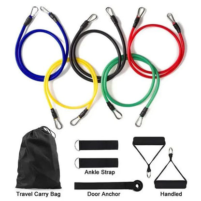 Stackable Resistance Bands Set – 5 Bands Up to 100 lbs