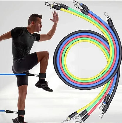 Stackable Resistance Bands Set – 5 Bands Up to 100 lbs