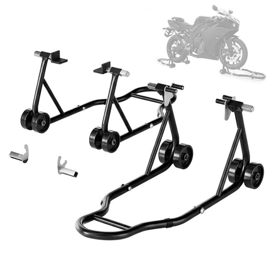 Motorcycle Tire Balancer Stand – Centering Cones & Low-Friction Bearings, Fits 0.5–1.5" Axles