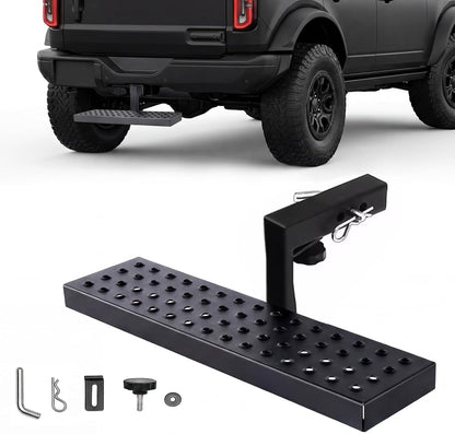 2" Hitch Step – Non-Slip Steel, Anti-Rattle, 350 lbs, Truck/SUV/Van