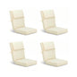 High Back Patio Chair Cushions Set of 4 | Waterproof & Fade-Resistant Outdoor Seat Cushions with Removable Cover, 22"x21"x21.3"