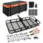 Hitch Cargo Carrier 70 in XXL Basket – Anti-Rattle Stabilizer & Waterproof Bag Set