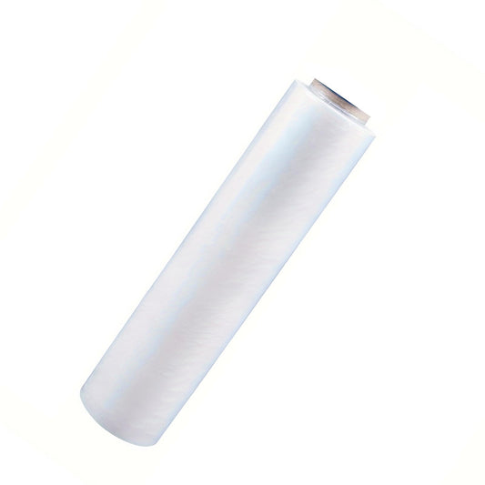 Stretch Wrap Stretch Film Roll 20 Inch x 1500FT,80 Gauge Industrial Strength up to 600% Stretch, Adhere Pallet Wrap - Heavy Duty Shrink Wrap Roll Good for Moving & Shipping