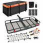 Hitch Cargo Carrier with Anti-Wobble Stabilizer – 500 lb Steel Basket + Waterproof Bag, 2" Receiver