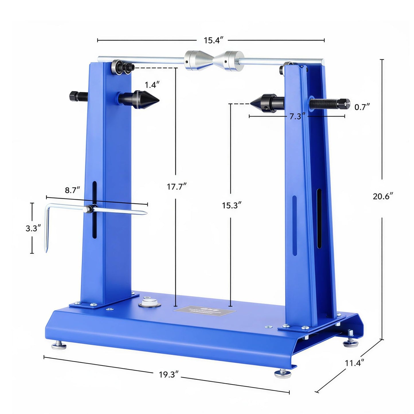Motorcycle Wheel Balancer & Truing Stand – 2-in-1 Precision Tool, Fits Up to 35" Wheels