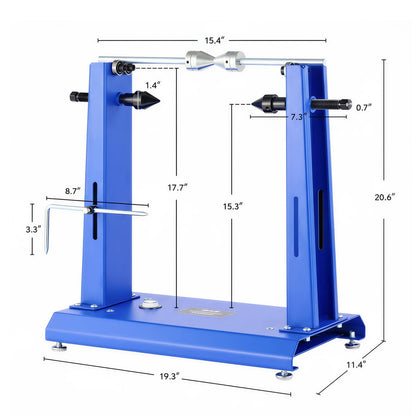 Motorcycle Wheel Balancer & Truing Stand – 2-in-1 Precision Tool, Fits Up to 35" Wheels