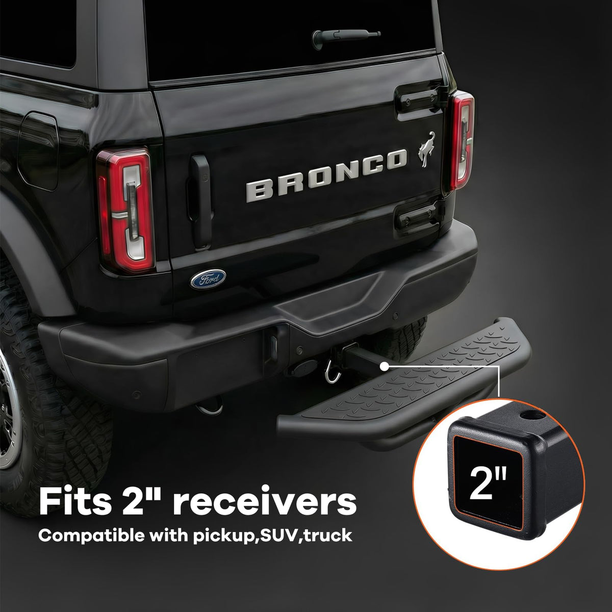 Better Built Receiver Step Wide Platform Hitch Step – 25.8