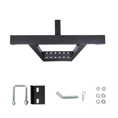 Adjustable Hitch Step for 2" Receiver – Rust-Resistant Steel, 350 lb – Truck & SUV Bumper Step
