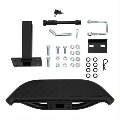 2" Hitch Receiver Step – 350 lbs, Non-Slip Steel Platform, Heavy-Duty Truck & SUV