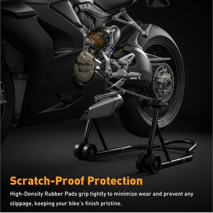 Motorcycle Front & Rear Stand Combo – 850 lbs, Universal Fit