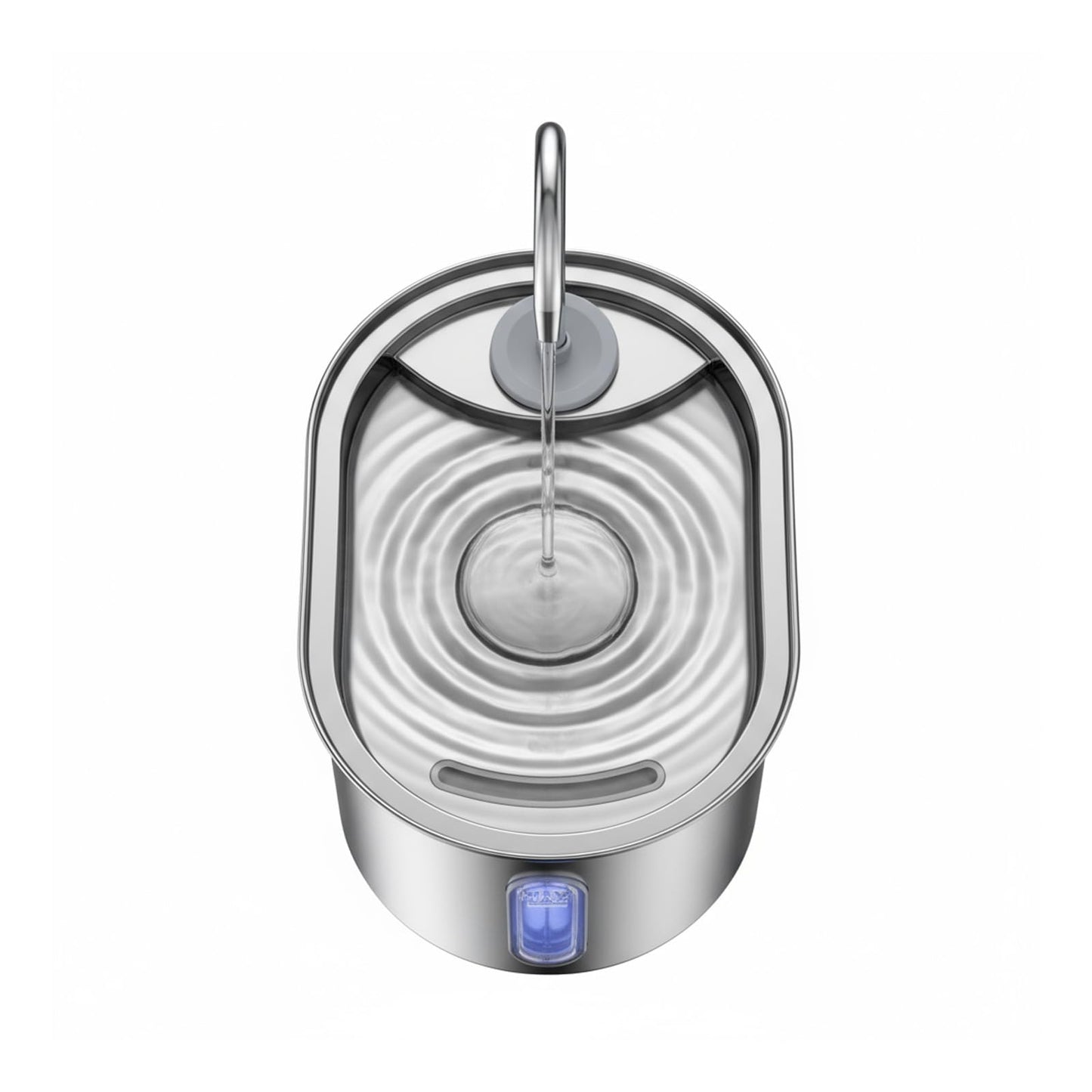 Stainless Steel Cat Water Fountain – 3L Dual Filtration & Ultra-Quiet Pump