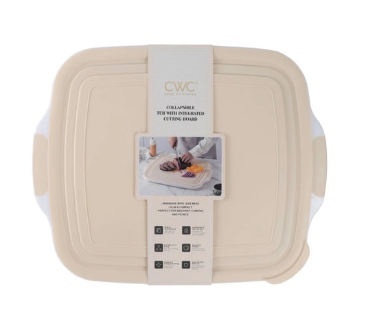 BBQ Collapsible Tub - Cook With Color - 20x16 Tan - New